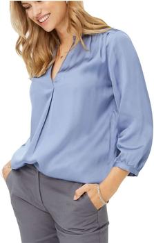 BRAX Satinbluse VIAN 4-Arm blau schwarz