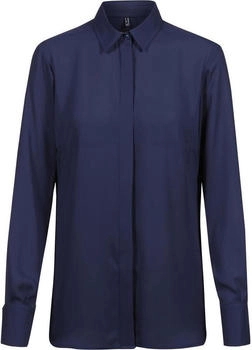 Greiff Chiffon-Bluse Langarm Kent Marine
