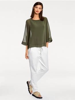 Heine Blusenshirt 'Blusenshirt' oliv 12537414