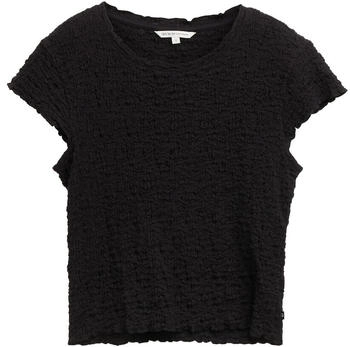 Tom Tailor Denim Cropped Crinkle Bluse deep black (1046633_14482)