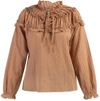 DreiMaster Bluse 'Abrel' braun