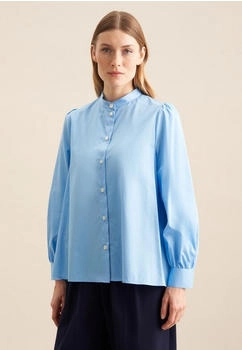 Seidensticker Stehkragenbluse blau 135254-0015