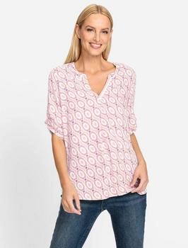 Heine Schlupfbluse rosa hellrosé bedruckt 77798554-42