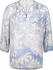 Cartoon Shirtbluse 4-Arm blau weiß