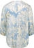 Cartoon Shirtbluse 4-Arm blau weiß