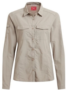 Craghoppers Nosilife ADV III Bluse beige wei&szlig;