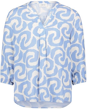 Cartoon Blusenshirt weiß blau