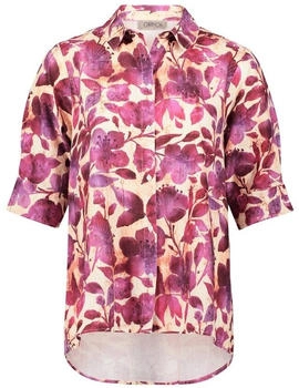 Cartoon Leinenbluse cream dark pink