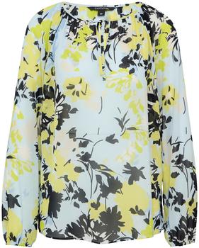 Comma Bluse blau|gelb (2163715) blau