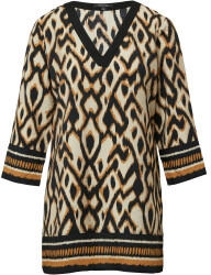 Comma Bluse schwarz|mehrfarbig (2166774)