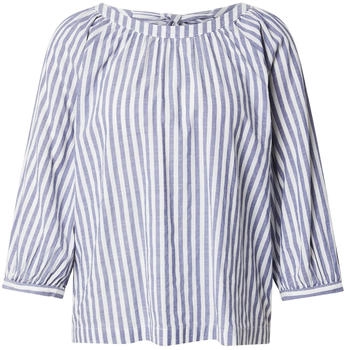s.Oliver Streifenbluse mit Raffung und Schleife (2164646) royalblau