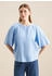 Seidensticker Kurzarm-Leinen-Shirtbluse (60.137593) hellblau