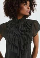 Saint Tropez Chiffonbluse "LiljaSZ SS Shirt"
