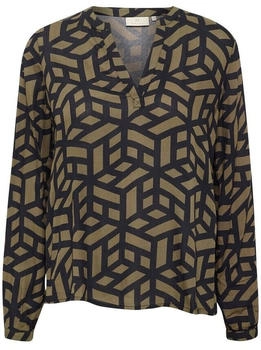 Kaffe Langarm-Bluse KAjalie fallen rock schwarz