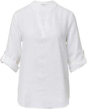 s.Oliver Leinenmix-Bluse mit Turn-up wei&szlig; 2166159