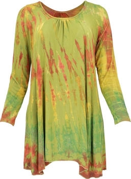 Guru-Shop langarm tunika hippie chic lemon