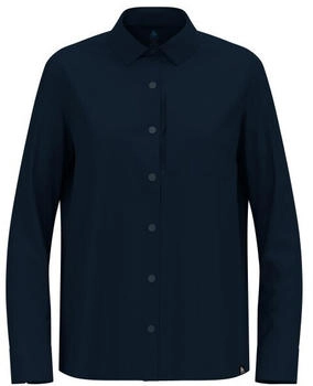 Odlo Essential Bluse blau schwarz