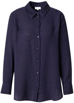 s.Oliver Strukturierte Hemdbluse aus Viskosemix blau 2156350
