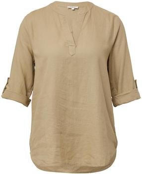 s.Oliver Leinenmix-Bluse mit Turn-up braun 2166159