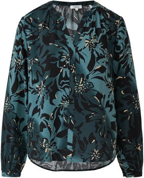 s.Oliver Tunikabluse aus Viskosemix mit All-over-Print Blau 2168879.69A1.