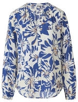 s.Oliver Klassische Bluse mit All-Over Print