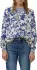 s.Oliver Tunikabluse aus Viskosemix mit All-over-Print creme|blau 2168879.02A1.