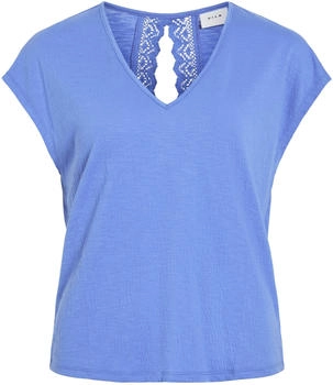 Vila Visyma V-Neck Cap Sleeve Top