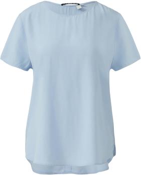 s.Oliver Kurzarmbluse aus Viskose blau 2162738