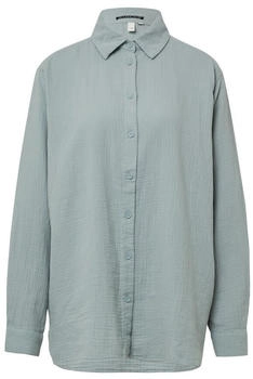 s.Oliver Hemdbluse aus Musselin im Oversize-Schnitt grün 2165941