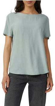 s.Oliver Kurzarmbluse aus Viskose blau 2162738 lind green