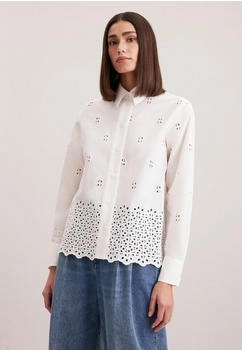 Seidensticker Hemdbluse Stickerei Hemdblusenkragen (60.138082-0003- )