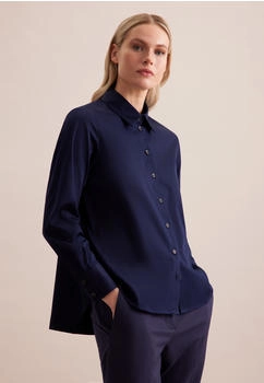 Seidensticker Hemdbluse Uni Hemdblusenkragen (60.130703-0018- )