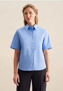 Seidensticker Hemdbluse Uni Hemdblusenkragen (60.137147-0015- )