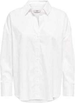Jacqueline de Yong Hemdbluse 'VESPER L S LOOSE SHIRT WVN NOOS' weiß