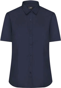 James & Nicholson Klassisches Shirt navy schwarz Mischgewebe