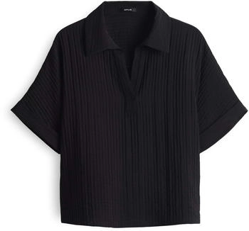 Opus Bluse 'Felsa' schwarz