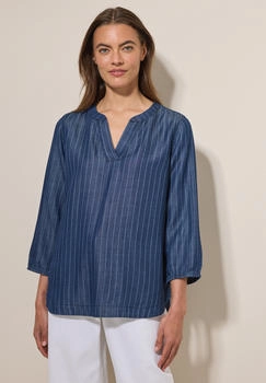 Cecil Jeansbluse 4-Ärmeln