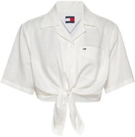 Tommy Jeans Hemd DW0DW20286 &Eacute;cru Regular Fit Creme Damen