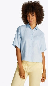 Tommy Hilfiger Linen Relaxed Kurzarm blau breezy blue