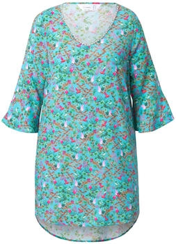 Mia Moda Tunika türkis braun pink