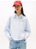 Tommy Hilfiger Cropped Fit Hemdbluse hellblau
