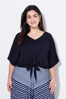 Angel of Style Bluse nachtblau