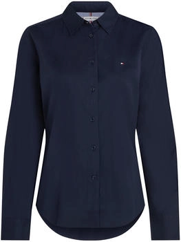 Tommy Hilfiger Nos Stretch Regular Ls Shirt (WW0WW43577) blue dark night navy