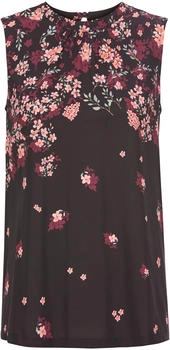 Laura Scott Blusentop Allover-Print rosa schwarz