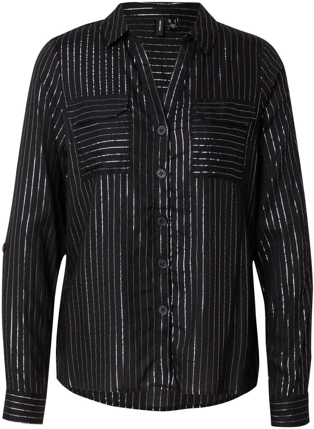 VERO MODA Damen Bluse Vmbumpy Classic – Langarm Shirt, Noos Design, Aus Synthetik