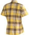 Maier Sports Kendra Kurzarmshirt Frauen gelb kariert M20281