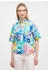 Eterna Bluse 'Satingewebe' blau flower Flowerprint