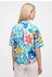 Eterna Bluse 'Satingewebe' blau flower Flowerprint
