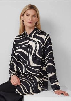 s.Oliver Hemdbluse mit All-over-Print schwarz 2171635.99A3.