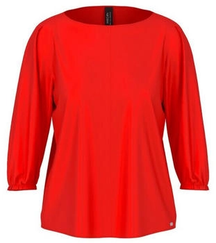 Marc Cain Bluse reiner Seide flame red